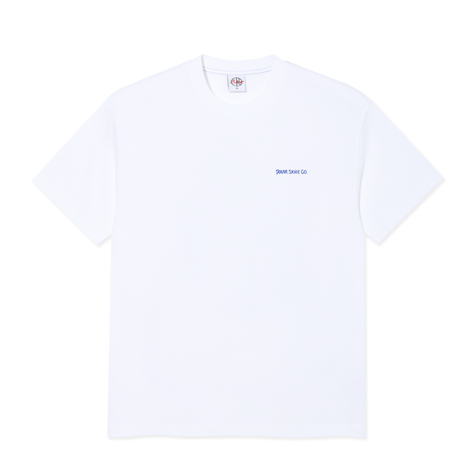 Contrast Doodle T-Shirt white/Ultramarine