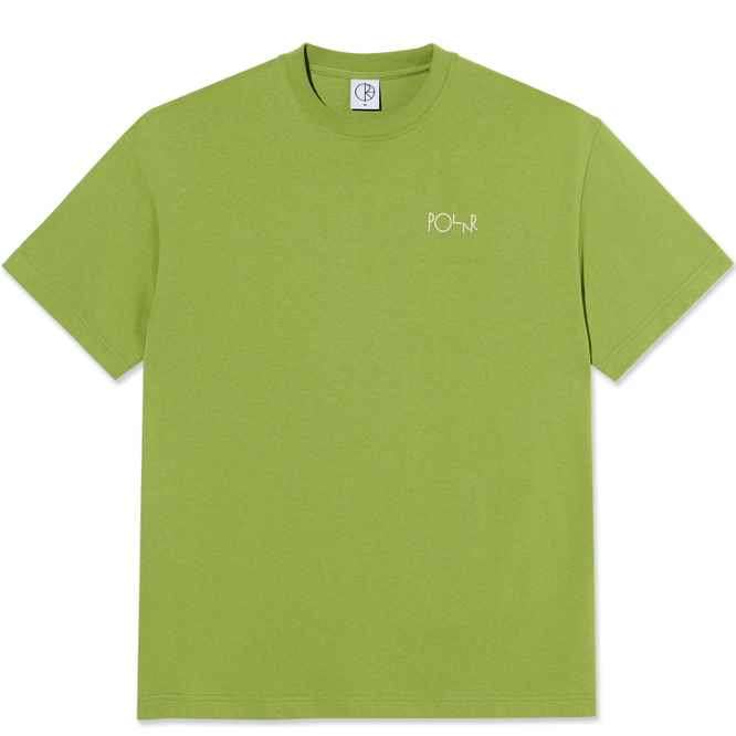 Contrast Stroke Logo T-Shirt Peridot