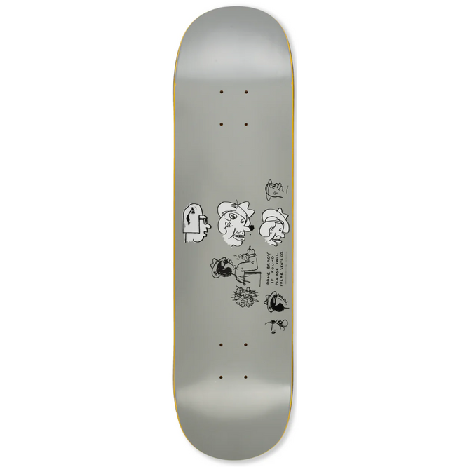 Dane Brady Mia Grey 8.75" Skateboard Deck