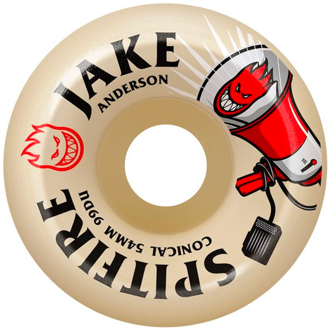 F4 Jake Anderson Burn Squad Conical 54mm 99a Skateboard Wheels
