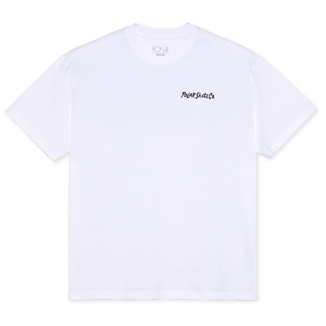 T-shirt Yoga Trippin' blanc