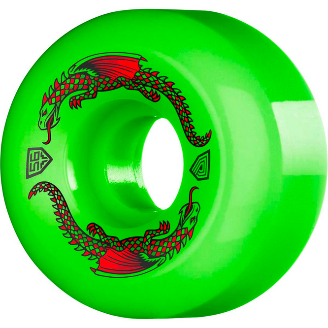 Dragon Formula Green 56mm 93a Skateboard Wheels