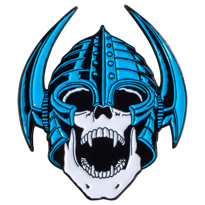Welinder Nordic Skull Pin Bleu