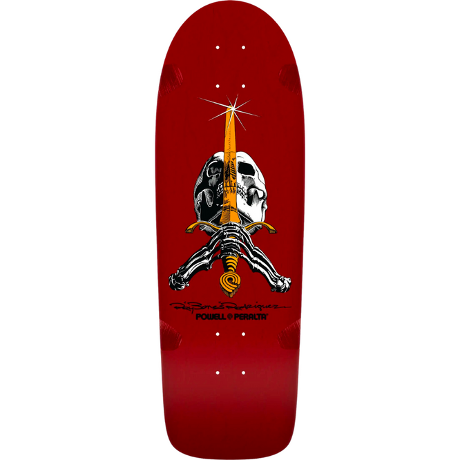 Ray Rodriguez Skull & Sword 10.0" Reissue Skateboard Deck