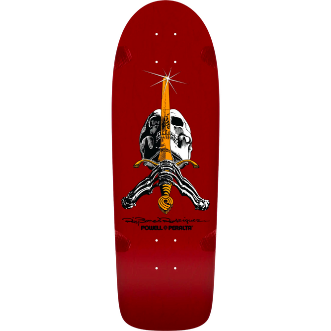 Ray Rodriguez Skull & Sword 10.0" Reissue skateboard deck