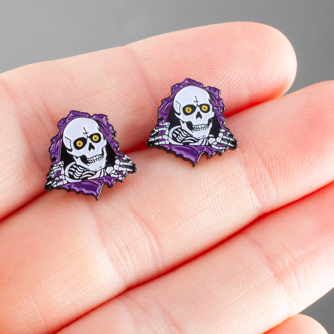 Ripper Earrings Purple