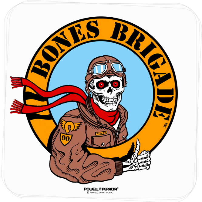 Ripper Pilot Bones Brigade Sticker