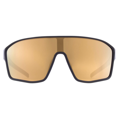 DAFT-007 Sunglasses Black/Smoke Gold Mirror