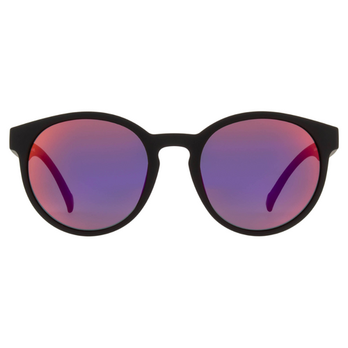 Lace 004P Sunglasses Black/Smoke Red Mirror