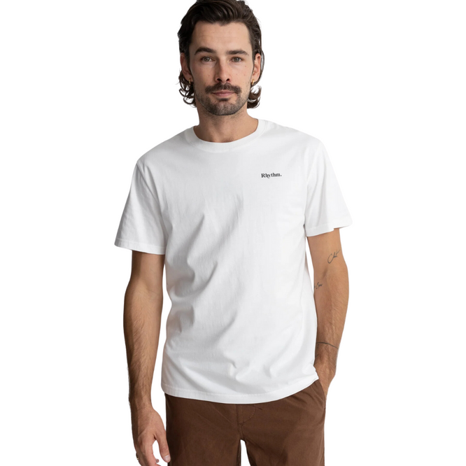 Classic Brand T-shirt Vintage White