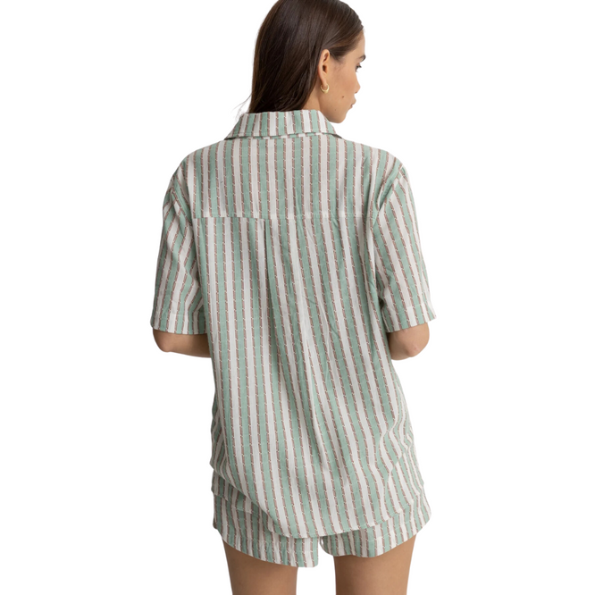 Womens Joelene Short Sleeve Shirt Sea Green