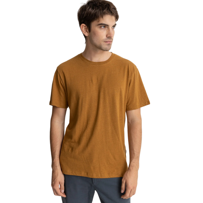 Linen T-shirt Tobacco