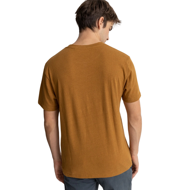 T-shirt en lin Tabac