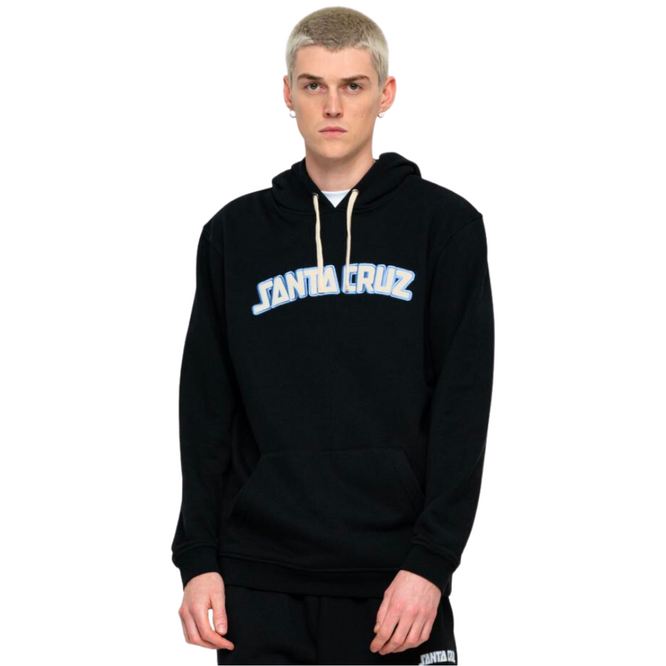 Arch Strip Hoodie Black