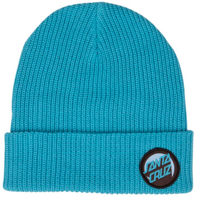 Bold Shadow Dot Beanie Arctic Blue