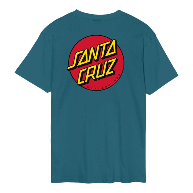 Classic Dot Chest T-shirt Teal