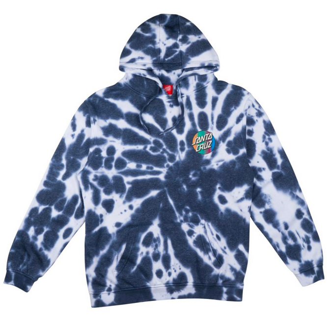 Classic Dot Fade Chest Hoodie Navy Spider