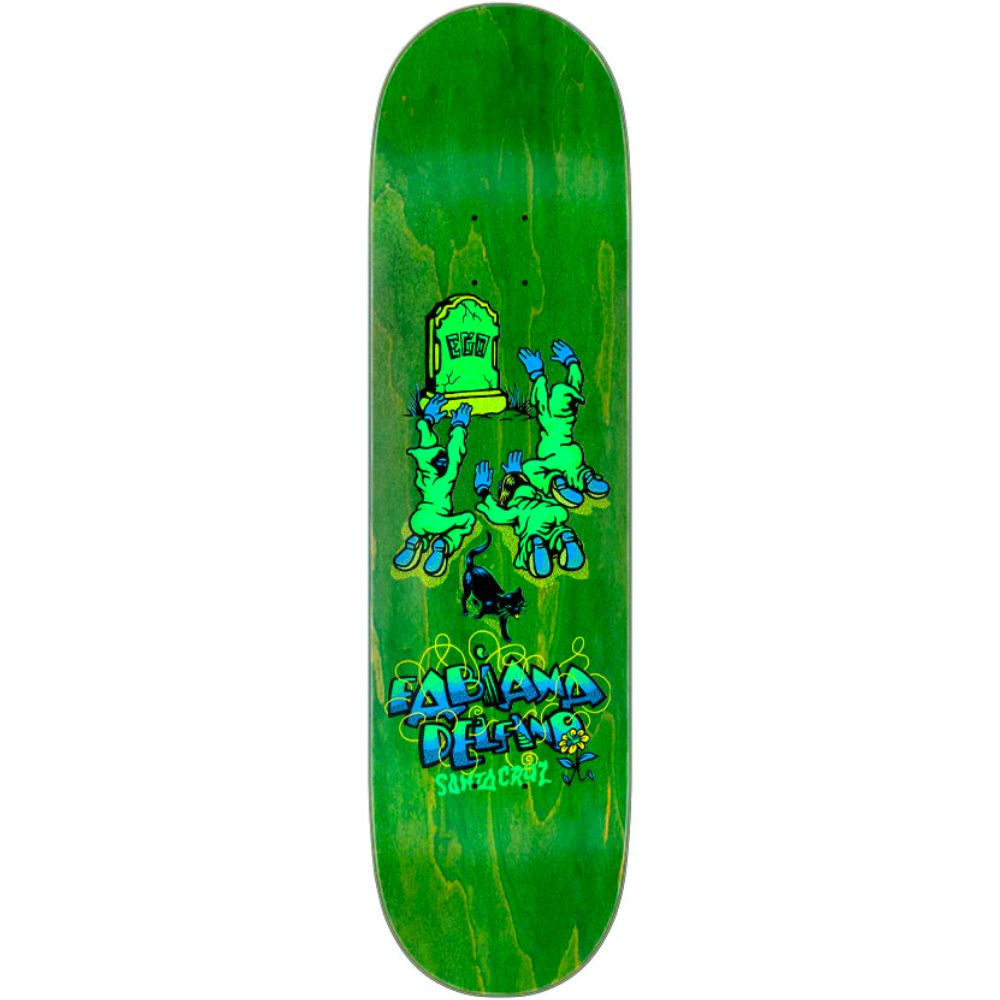 Delfino Ego VX Green 8.25" Skateboard Deck