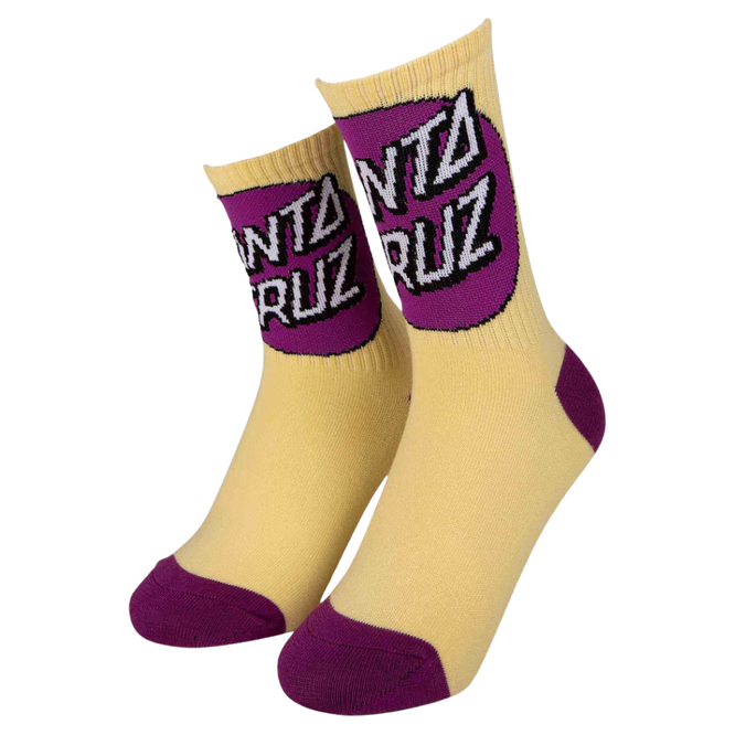 kids Ovrsz Other Dot 2Pack Socks Green/Yellow