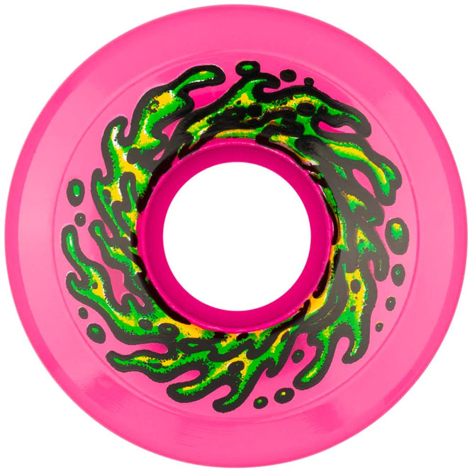 OG Mini Slime Balls Clear Pink 78a 54.5mm Skateboard Wheels
