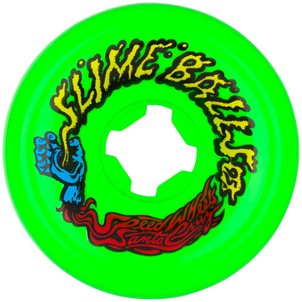 Slime Ball Vomits Green 95a 60mm Skateboard Wheels