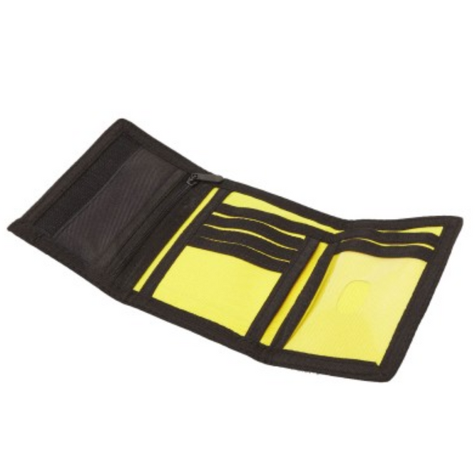 Strip Panel Wallet Black