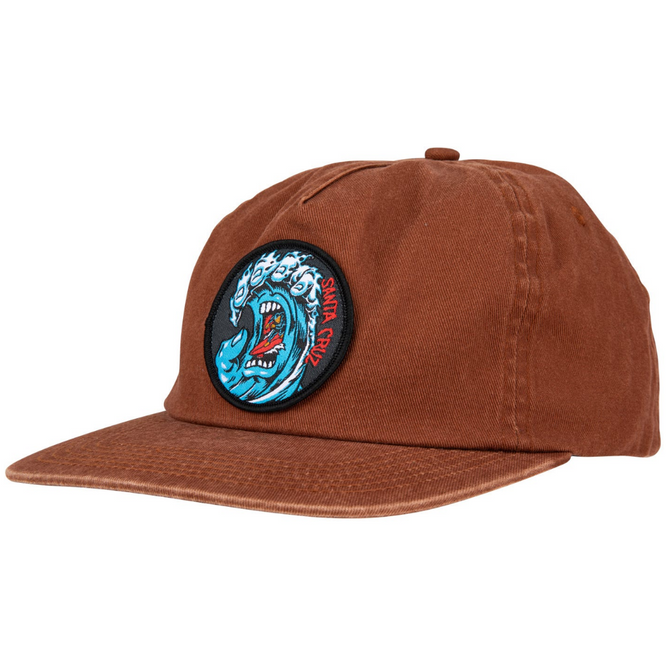 Casquette Snapback Screaming Wave Brown Overdye