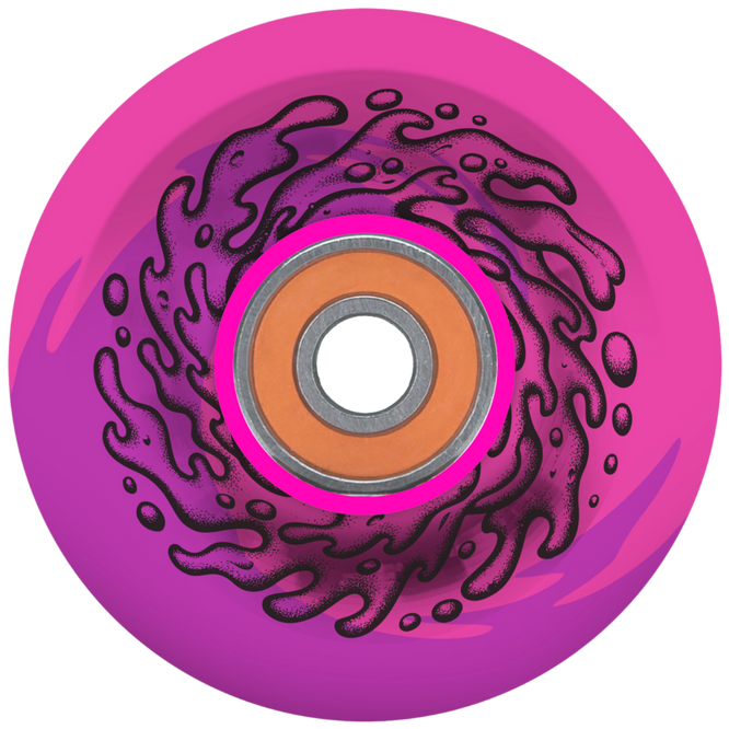 Slime Balls Light Ups Pink/Purple 60mm 78a Skateboard Wheels