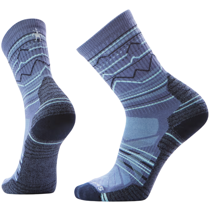 Hike Mountain Range Light Cushion Socks Nightfall Blue