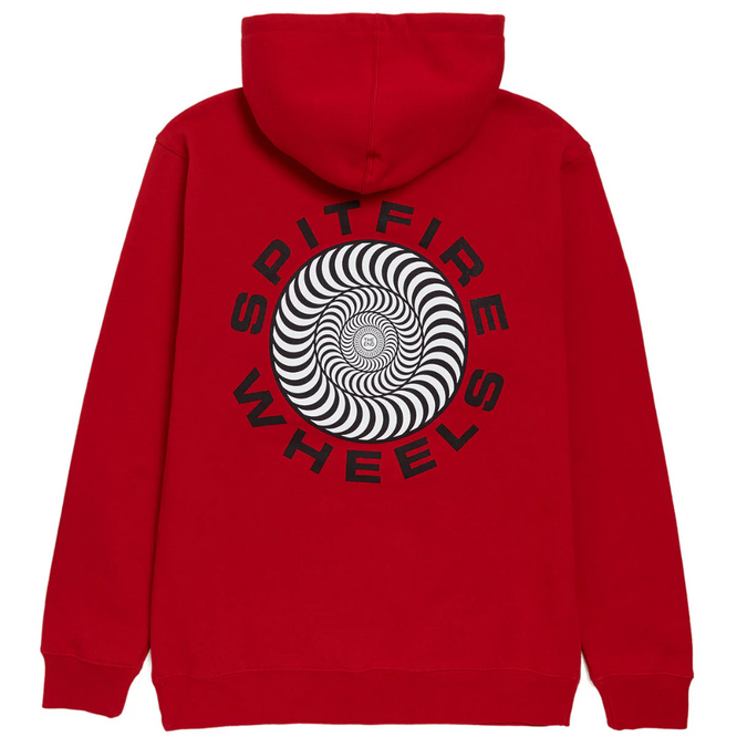 Classic '87 Swirl Fill Hoodie Rouge