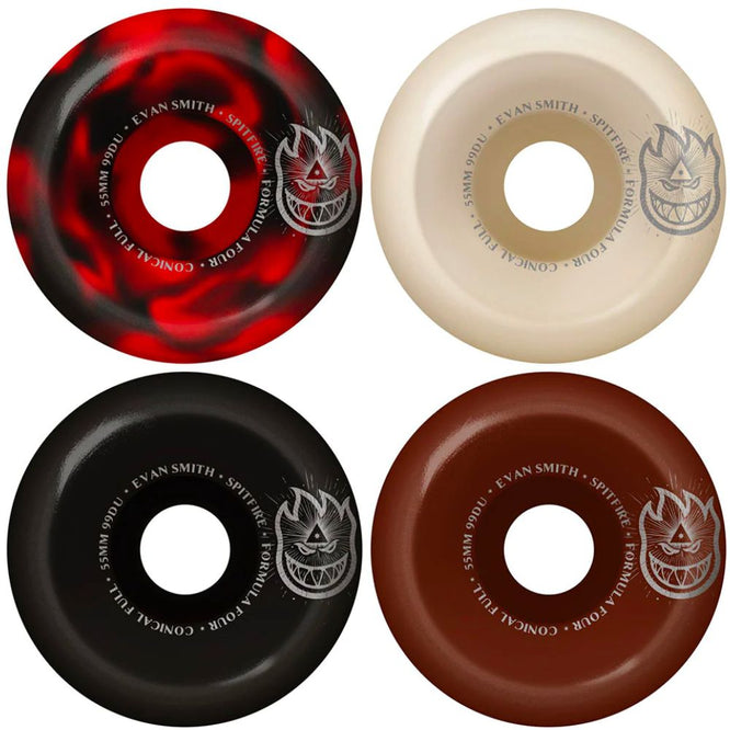 F4 Smith Visions Roues de Skateboard Coniques 55mm 99a