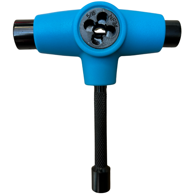 Full Metal Skate Tool Axle Rethreader Blue