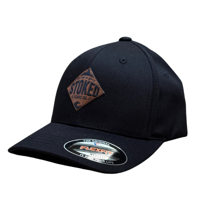 Kids Alpine Fitted Cap Black/Black