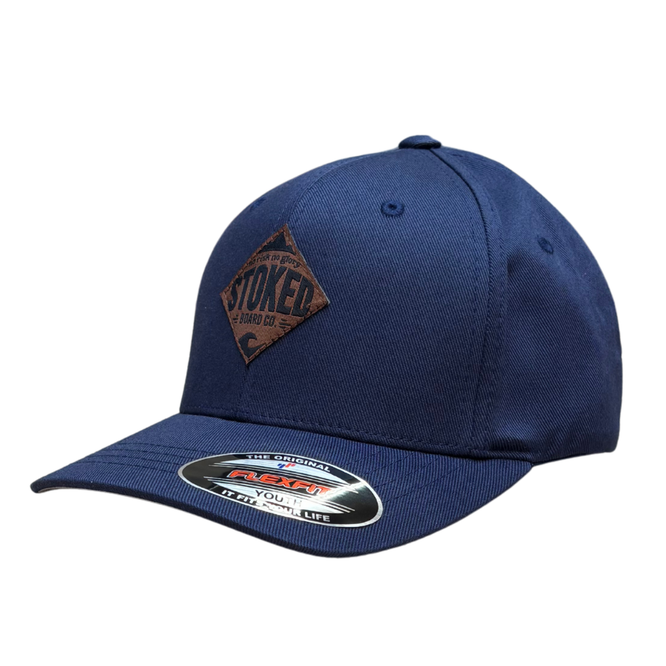 Kids Alpine Fitted Cap Navy