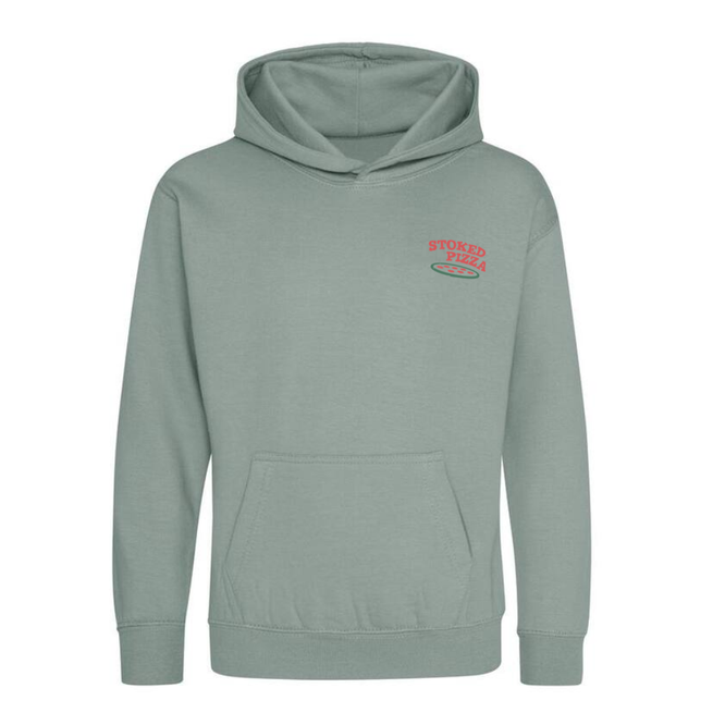 Kids Want a Pizza This Hoodie Dusty Green
