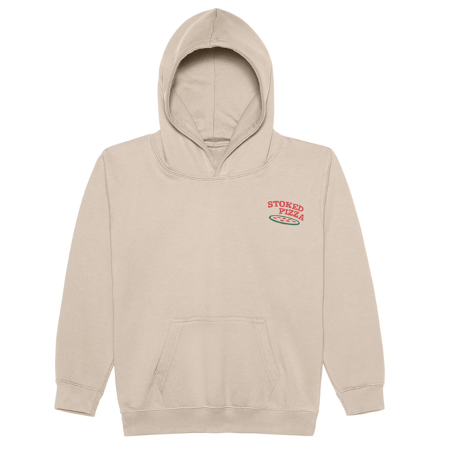Kids Want a Pizza This Hoodie Natural Stone