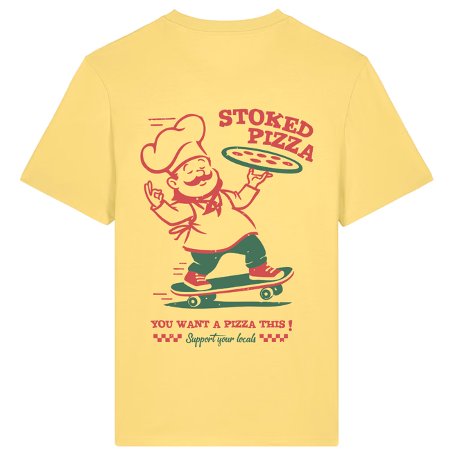 Kids Want a Pizza This T-shirt Viva Yellow