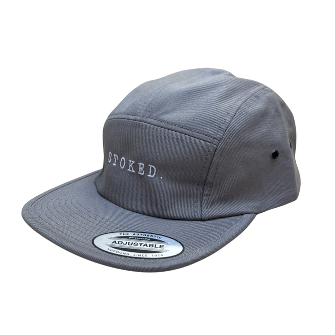 Trailflow Minimal 5 Panel Cap Dark Grey