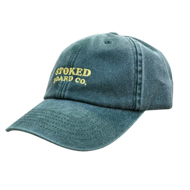 Sunfade Dad Cap Washed Bottle Green
