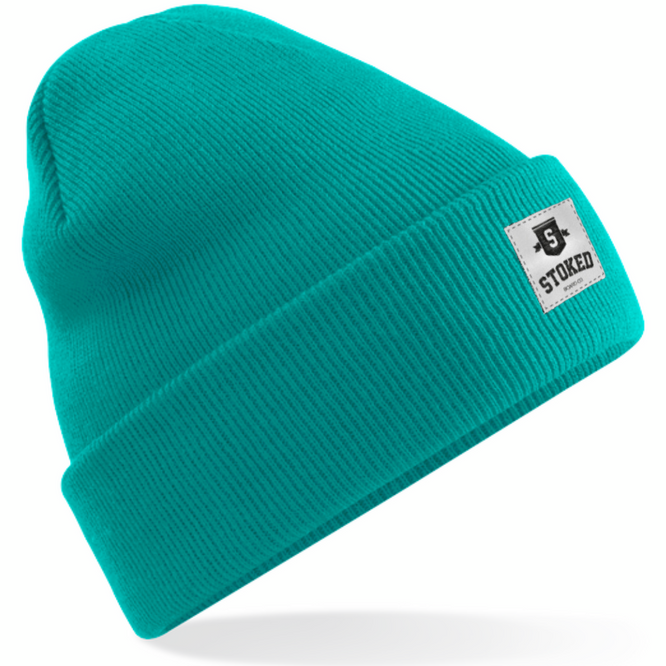 Original Cuffed Shield Beanie Emerald