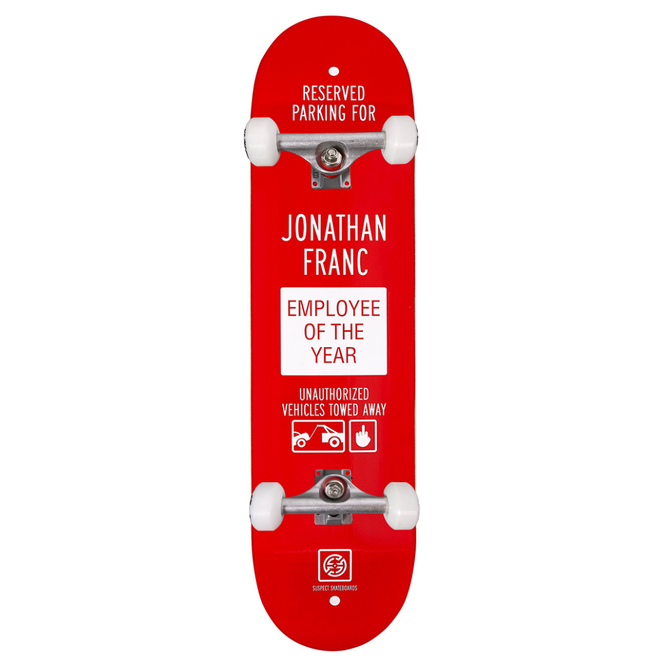 Jonathan Franc EOTY Red 7.75" Complete Skateboard