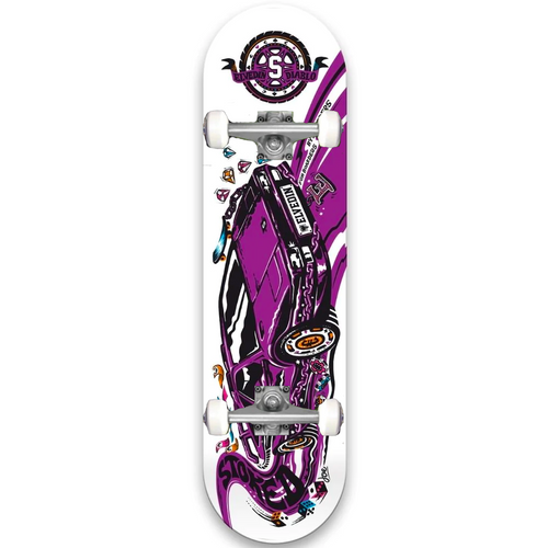 Team Elvedin Diablo Purple Complete Skateboard