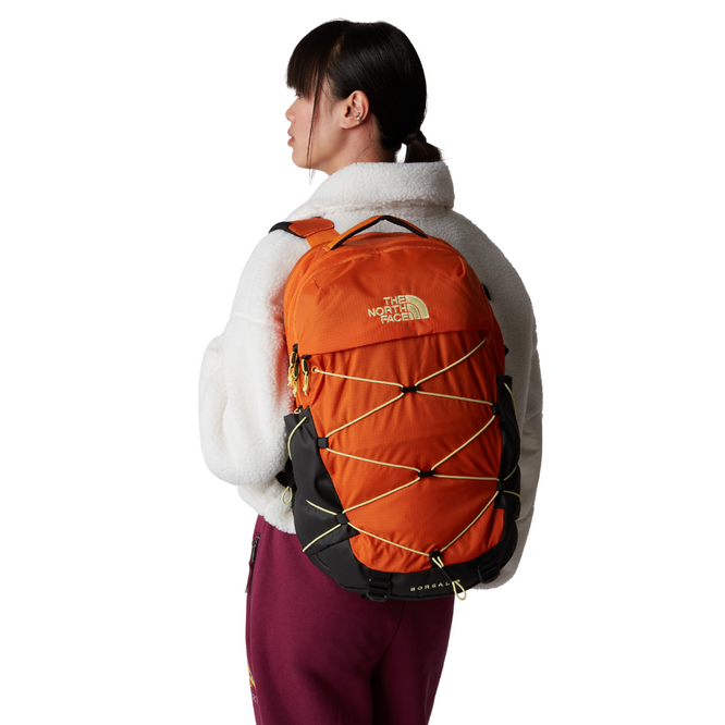 Borealis Backpack Mandarin/TNF Black/Sun Sprite