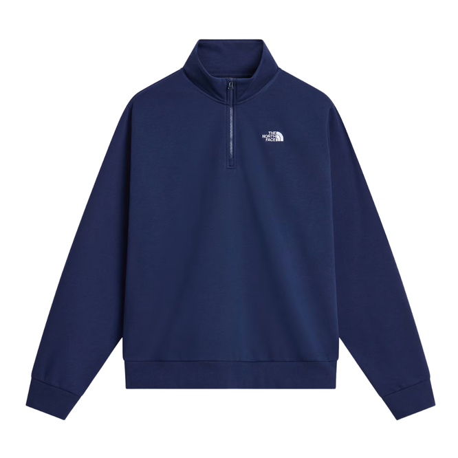Essential Simple Dome 1/4 Zip Hoodie Summit Navy