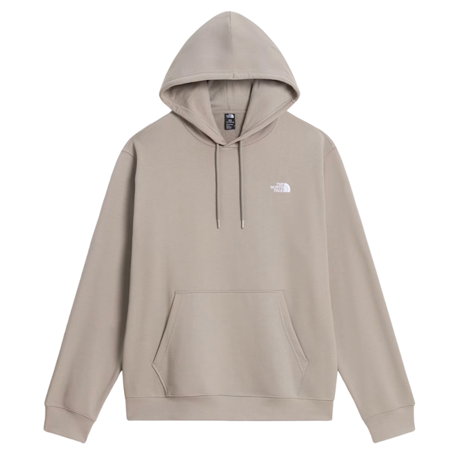 Essential Terry Simple Dome Relaxed Hoodie Stone Slab