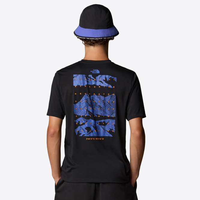 Foundation Mountains Faces T-Shirt Black