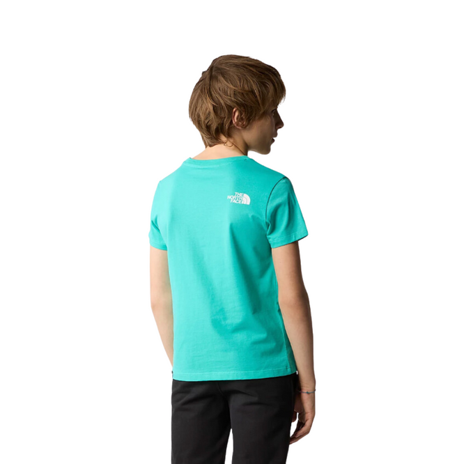 Kids Simple Dome T-shirt Geyser Aqua