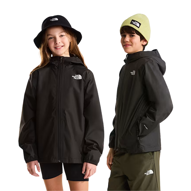 Kids Zipline Rain Jacket TNF Black