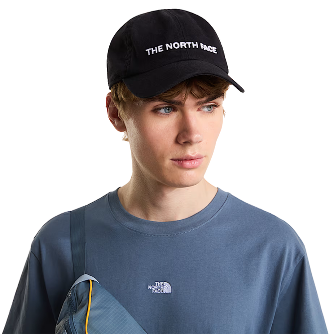 Roomy Norm TNF Black/Washed Horizontal Logo Cap