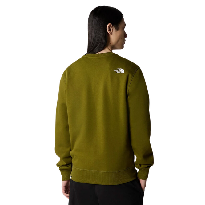 Simple Dome Crew Sweatshirt Forest Olive